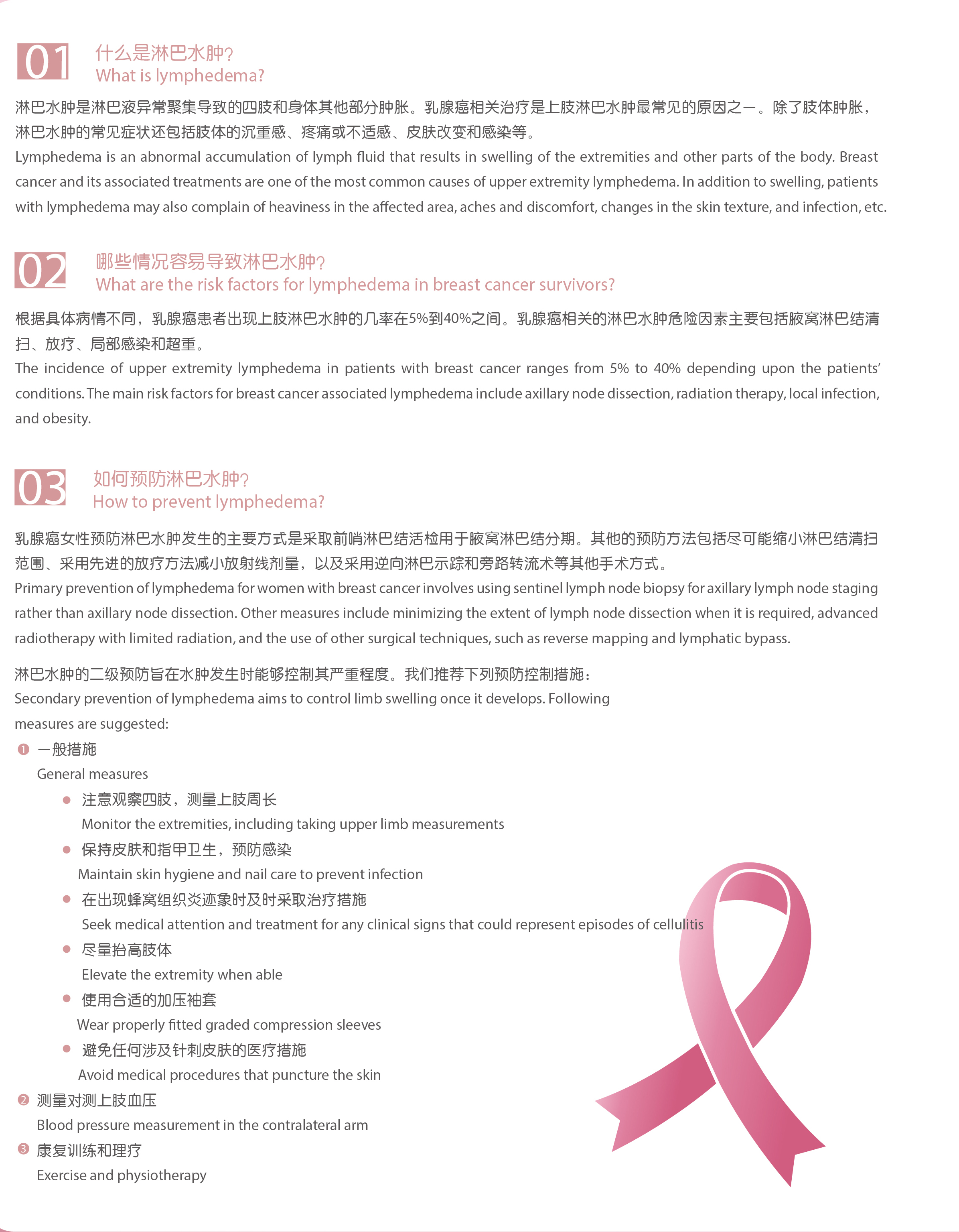 Breast lymphedema Rehabilitation flyer-001